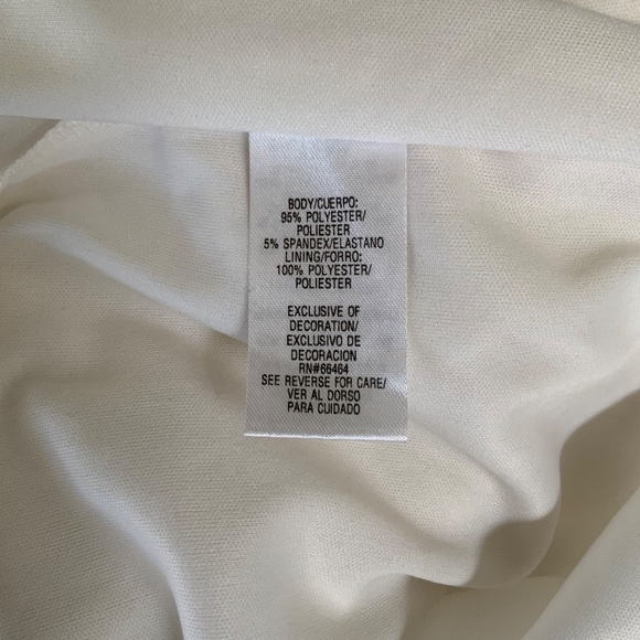 NEW! Sandra Darren Maxi Dress Black and White Size Small - Picture 9 of 10